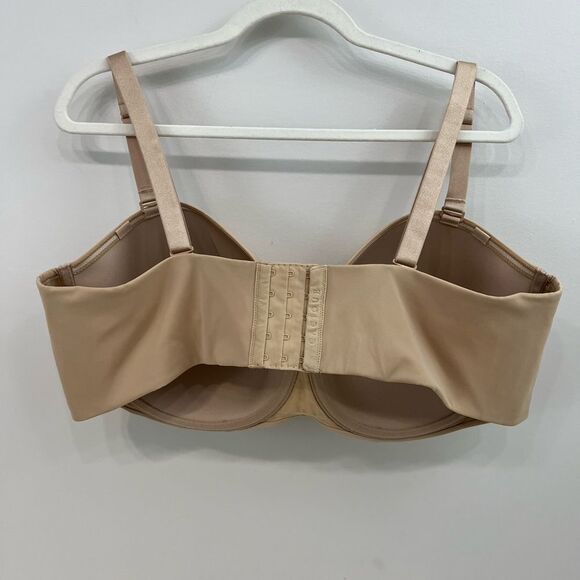 Cacique Lightly Lined Multi-Way Strapless Bra Nude 46DDD - Picture 9 of 11